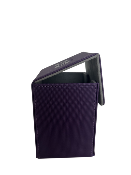 Tech Enhanced Deck Box for Pokemon TCG Purple Open Lid View