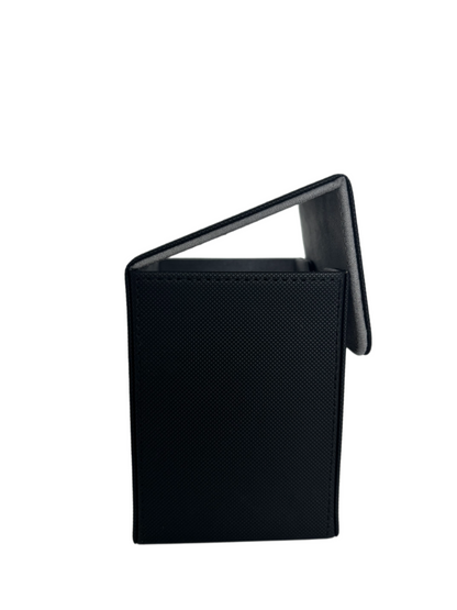 Tech Enhanced Deck Box for Pokemon TCG Black Open Lid View