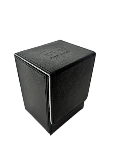 Collector Tap Deck Box (Black) | Premium Smart Deck Box for Top Loaders & Magnetic Holders
