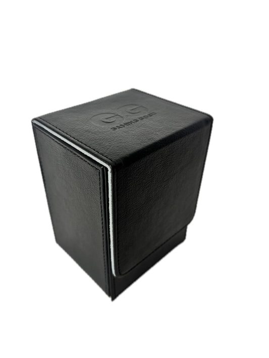 Collector Tap Deck Box (Black) | Premium Smart Deck Box for Top Loaders & Magnetic Holders