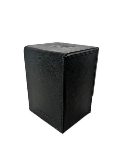 Collector Tap Deck Box (Black) | Premium Smart Deck Box for Top Loaders & Magnetic Holders