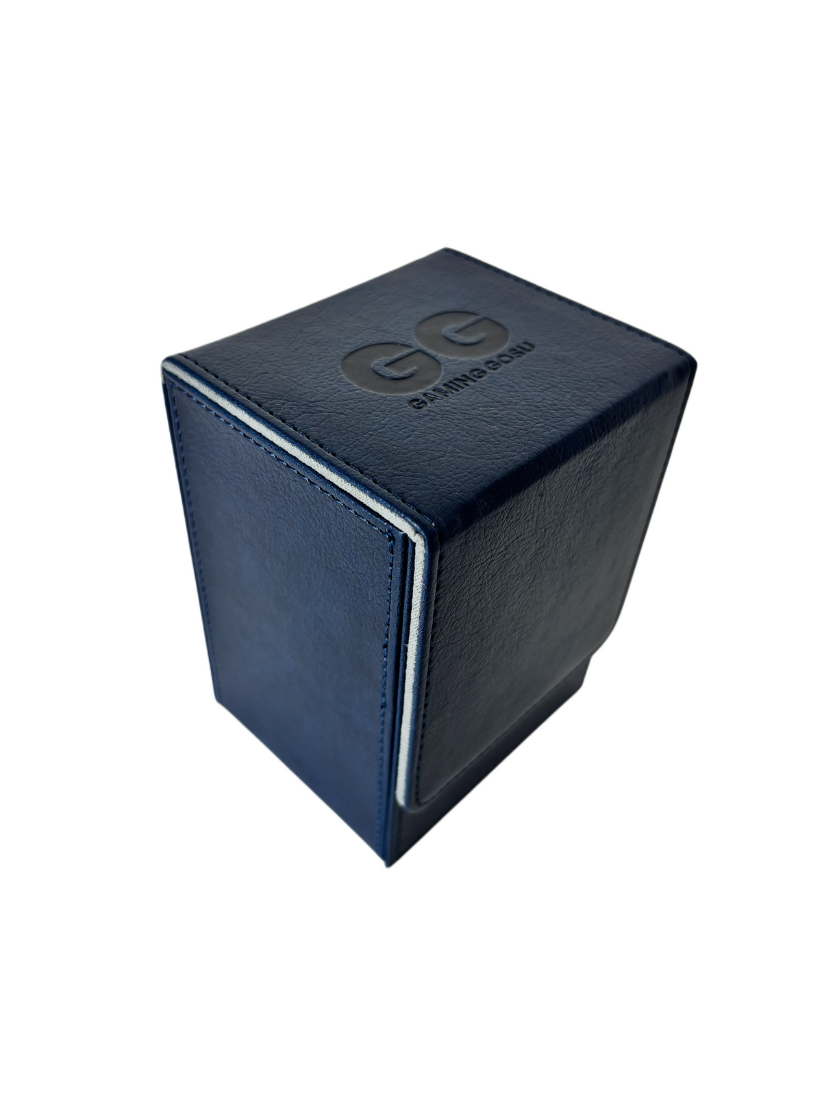 Collector Tap Deck Box (Navy) | Premium Smart Deck Box for Top Loaders & Magnetic Holders